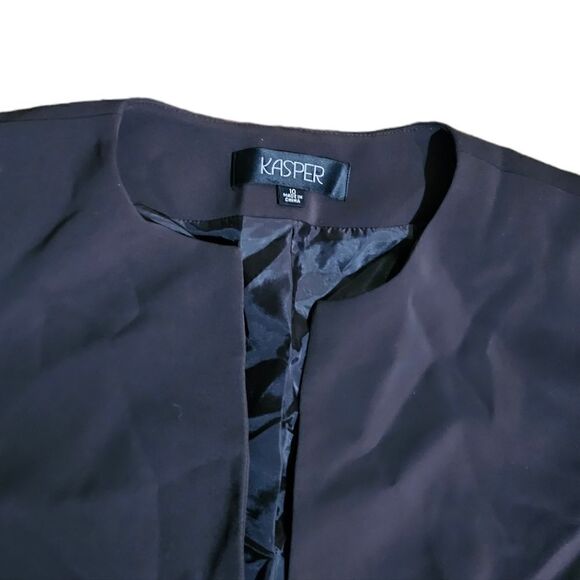 Women's KASPER Open Blazer Size 10 Vintage - Picture 2 of 4